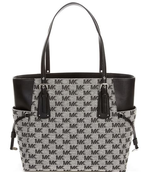 michael kors mk logo east west pvc tote|voyager east west tote.